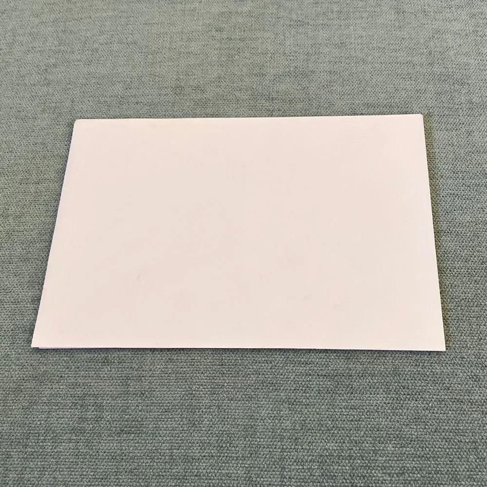 Colonial Williamsburg Blank Card, Letter M